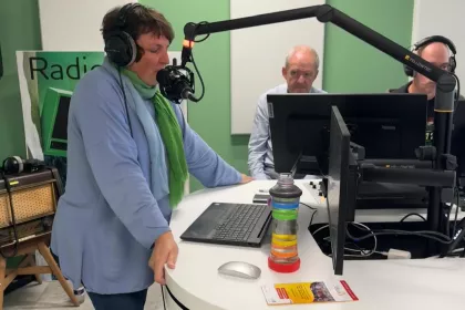 Bigger view of radio praatprogramma